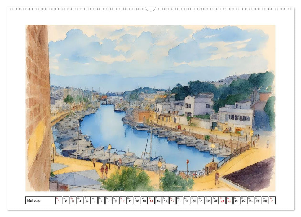 Urlaubsparadies Spanien (CALVENDO Premium Wandkalender 2026)