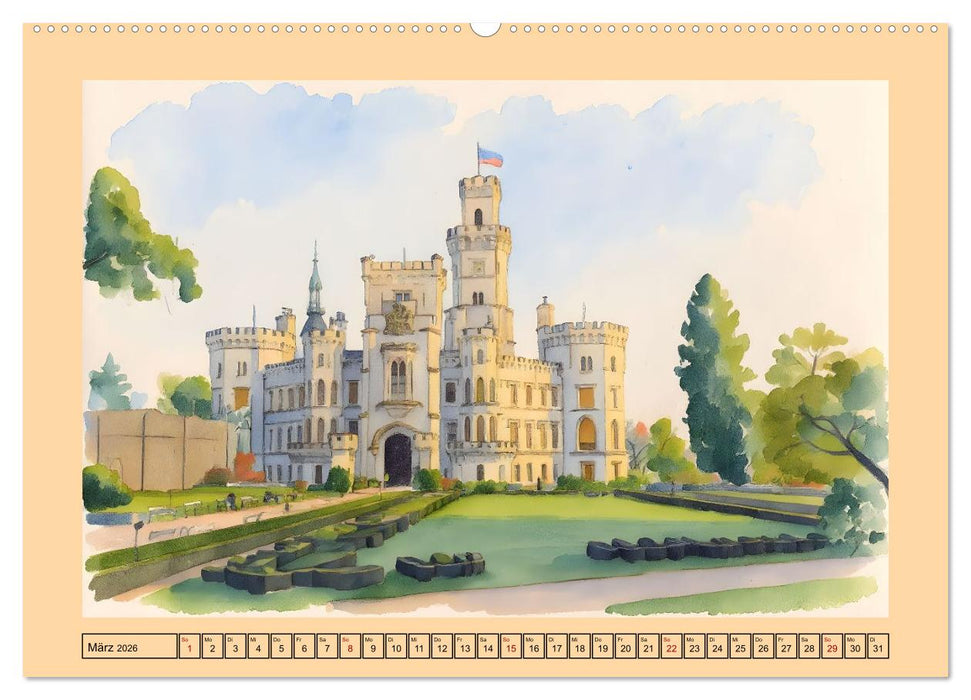 Tschechien - Kultur und Natur (CALVENDO Premium Wandkalender 2026)