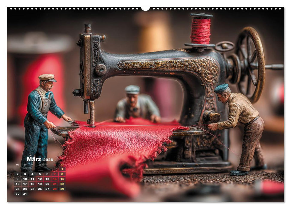 Miniatur - Atelier (CALVENDO Wandkalender 2026)