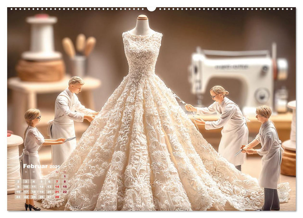 Miniatur - Atelier (CALVENDO Premium Wandkalender 2026)