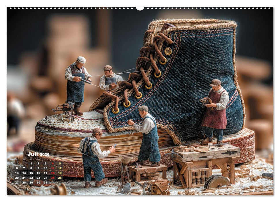 Miniatur - Atelier (CALVENDO Premium Wandkalender 2026)
