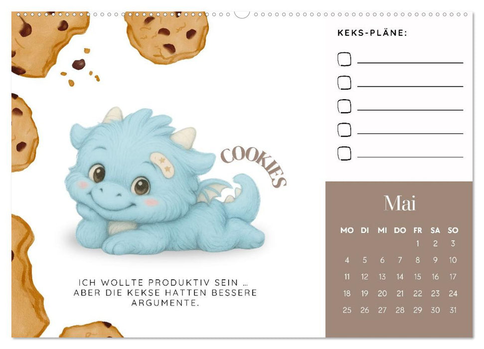 Mit Dream flauschig durchs Jahr (CALVENDO Premium Wandkalender 2026)