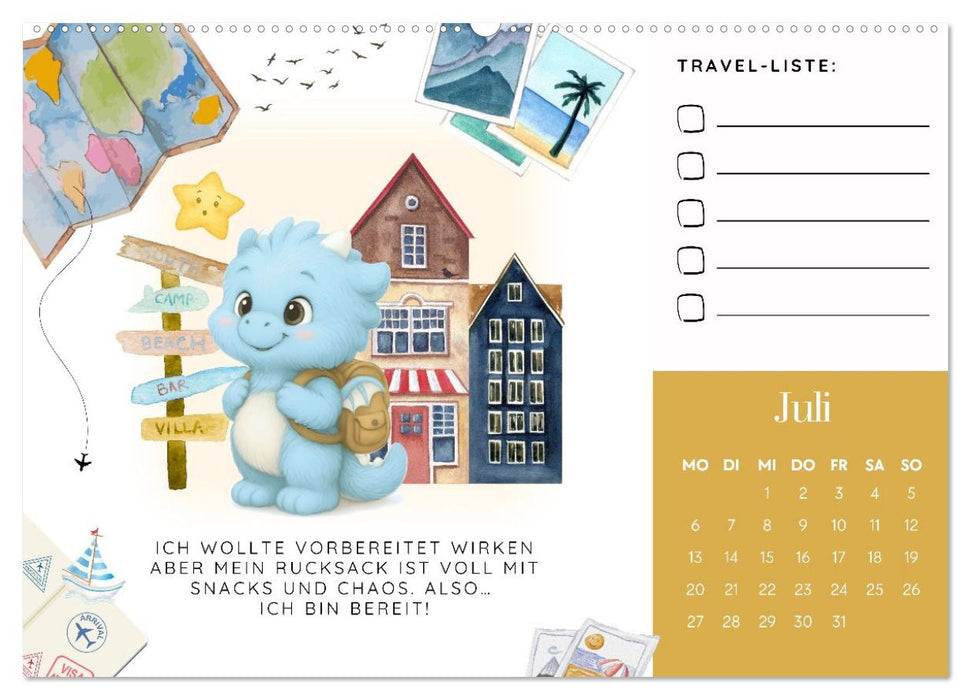 Mit Dream flauschig durchs Jahr (CALVENDO Premium Wandkalender 2026)