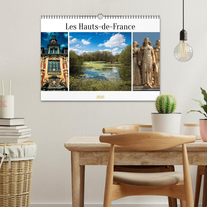 Les Hauts-de-France (CALVENDO Calendrier mensuel 2026)