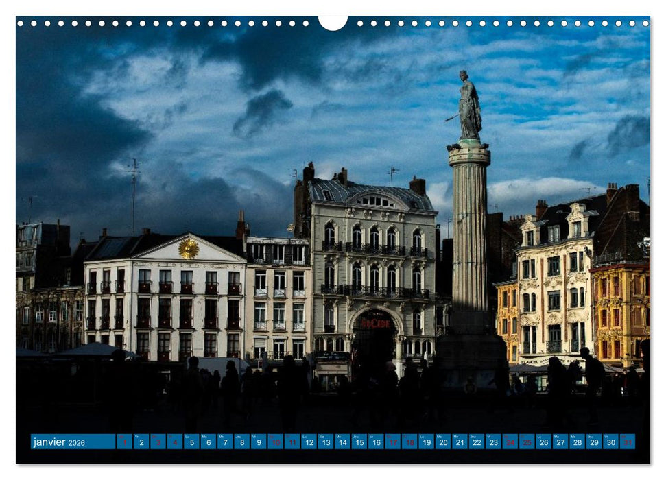 Les Hauts-de-France (CALVENDO Calendrier mensuel 2026)