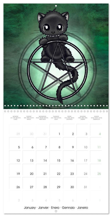 Mythical Gothic Animals (CALVENDO Monthly Calendar 2026)