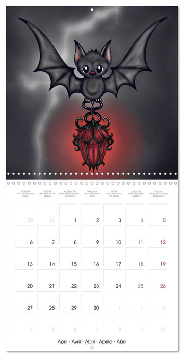 Mythical Gothic Animals (CALVENDO Monthly Calendar 2026)