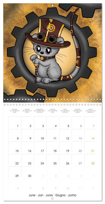 Mythical Gothic Animals (CALVENDO Monthly Calendar 2026)