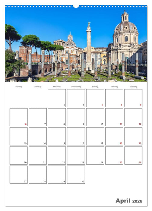 Italiens Schönheit - Terminplaner (CALVENDO Premium Wandkalender 2026)