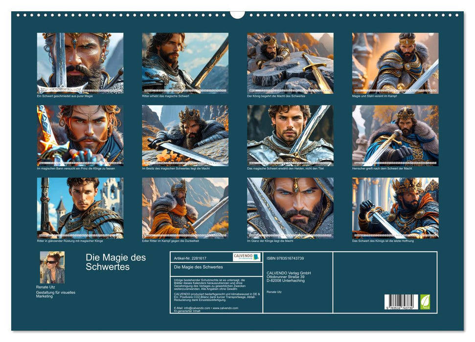 Die Magie des Schwertes (CALVENDO Wandkalender 2026)