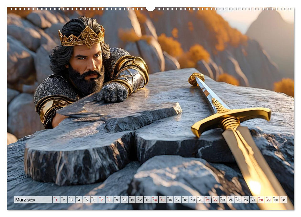Die Magie des Schwertes (CALVENDO Wandkalender 2026)