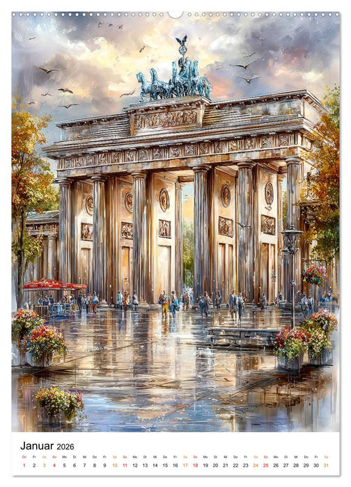 Städte im Farbenspiel (CALVENDO Wandkalender 2026)