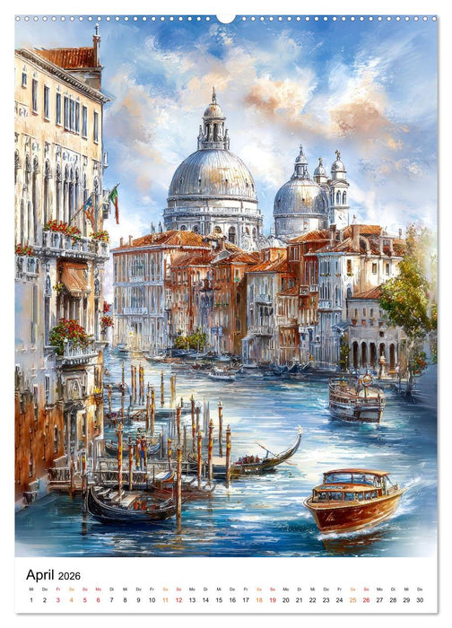 Städte im Farbenspiel (CALVENDO Wandkalender 2026)