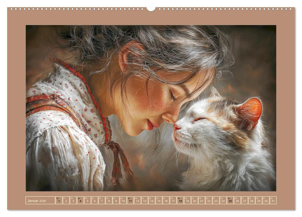 Mensch und Tier. Momente voller Wärme, Vertrauen und Respekt (CALVENDO Wandkalender 2026)