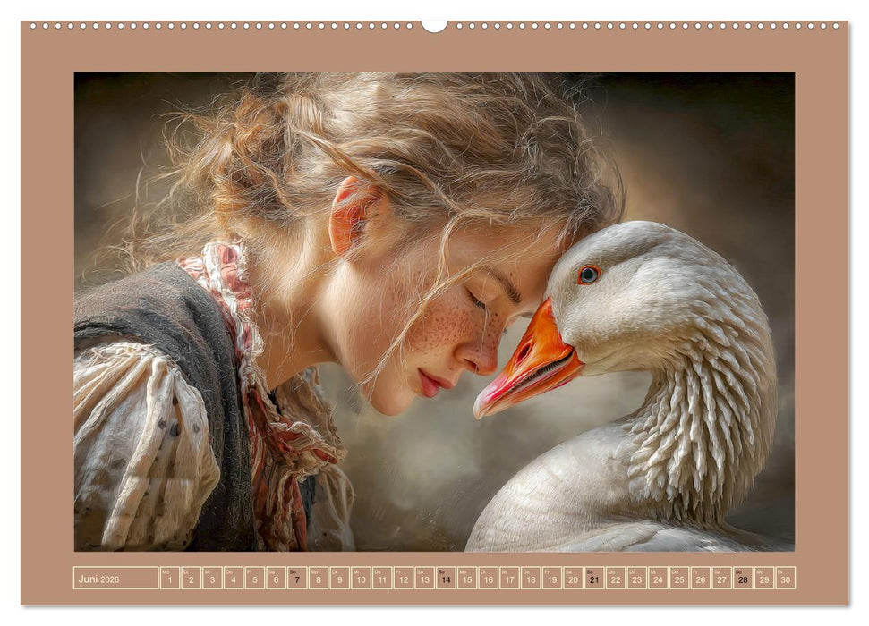 Mensch und Tier. Momente voller Wärme, Vertrauen und Respekt (CALVENDO Wandkalender 2026)
