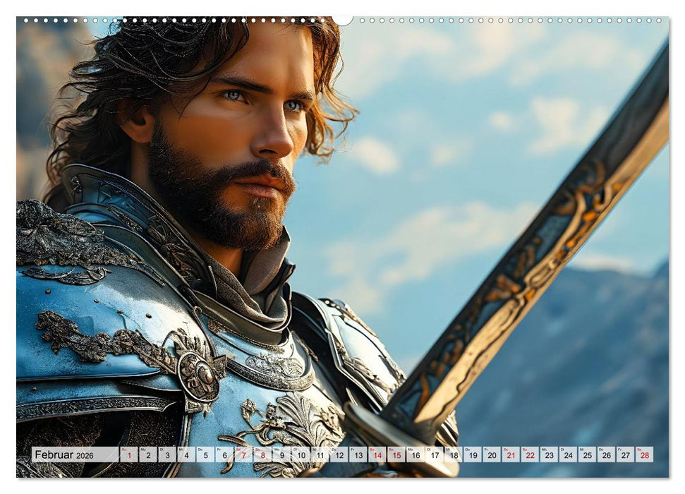 Die Magie des Schwertes (CALVENDO Premium Wandkalender 2026)