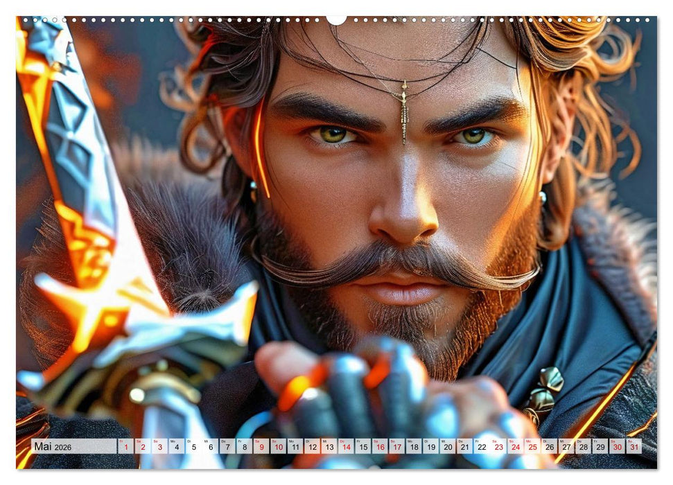 Die Magie des Schwertes (CALVENDO Premium Wandkalender 2026)