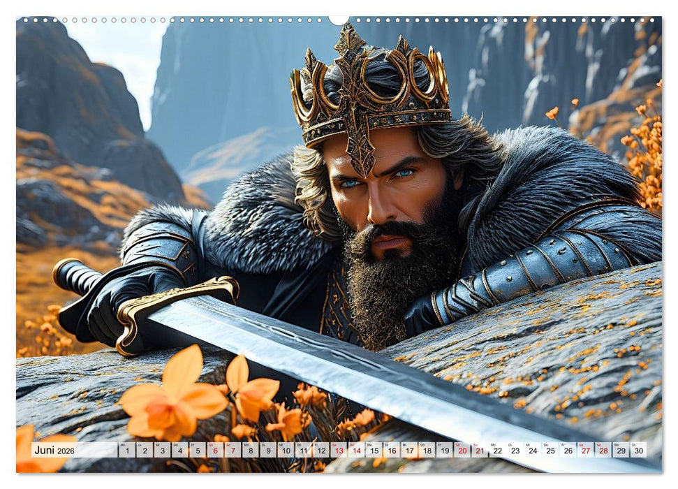 Die Magie des Schwertes (CALVENDO Premium Wandkalender 2026)