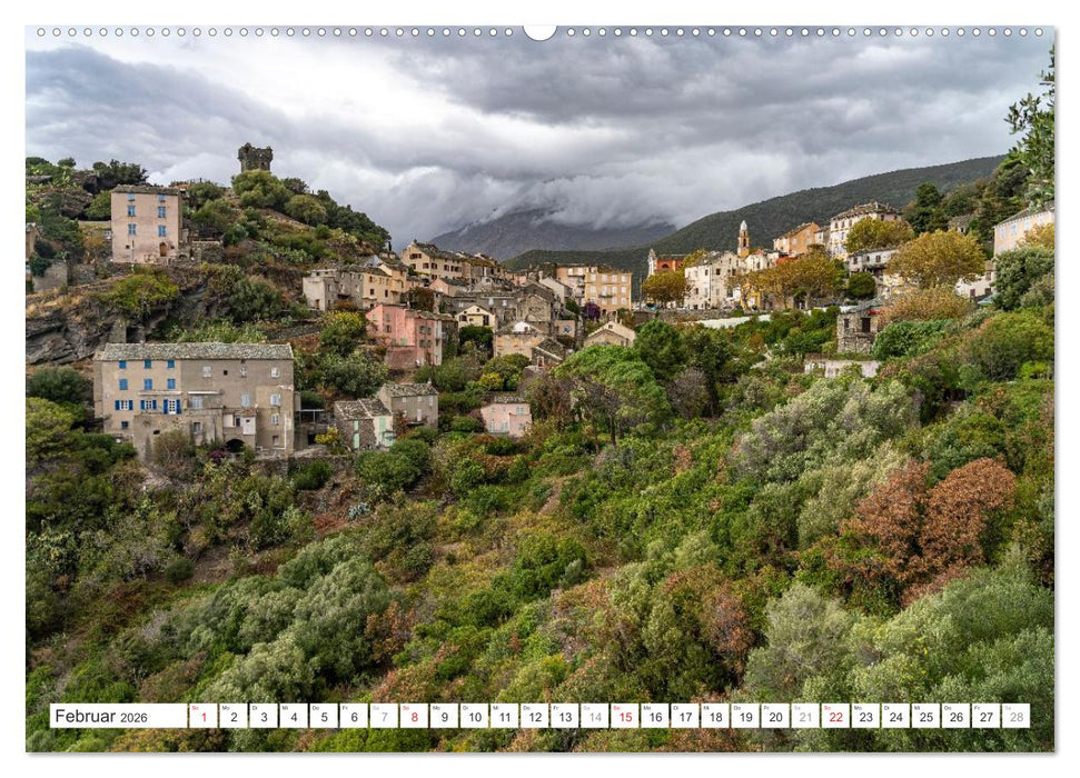 Korsika - Bastia und das Cap Corse (CALVENDO Wandkalender 2026)