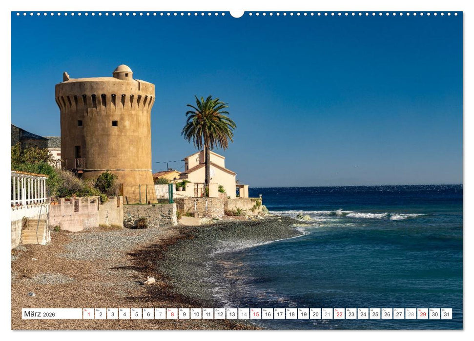 Korsika - Bastia und das Cap Corse (CALVENDO Wandkalender 2026)