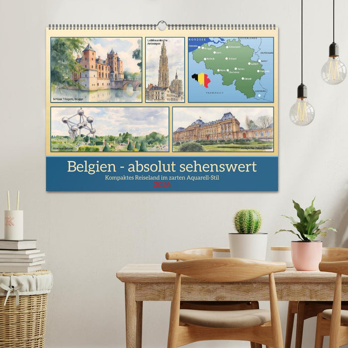 Belgien - absolut sehenswert (CALVENDO Wandkalender 2026)