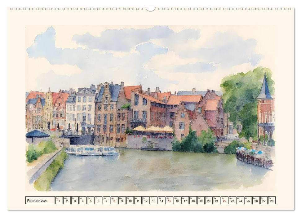 Belgien - absolut sehenswert (CALVENDO Wandkalender 2026)