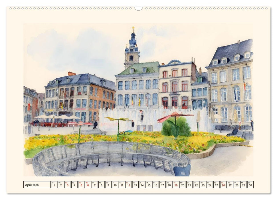 Belgien - absolut sehenswert (CALVENDO Wandkalender 2026)