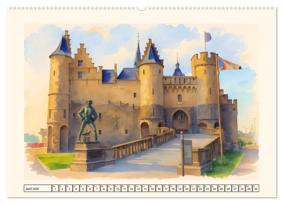 Belgien - absolut sehenswert (CALVENDO Wandkalender 2026)