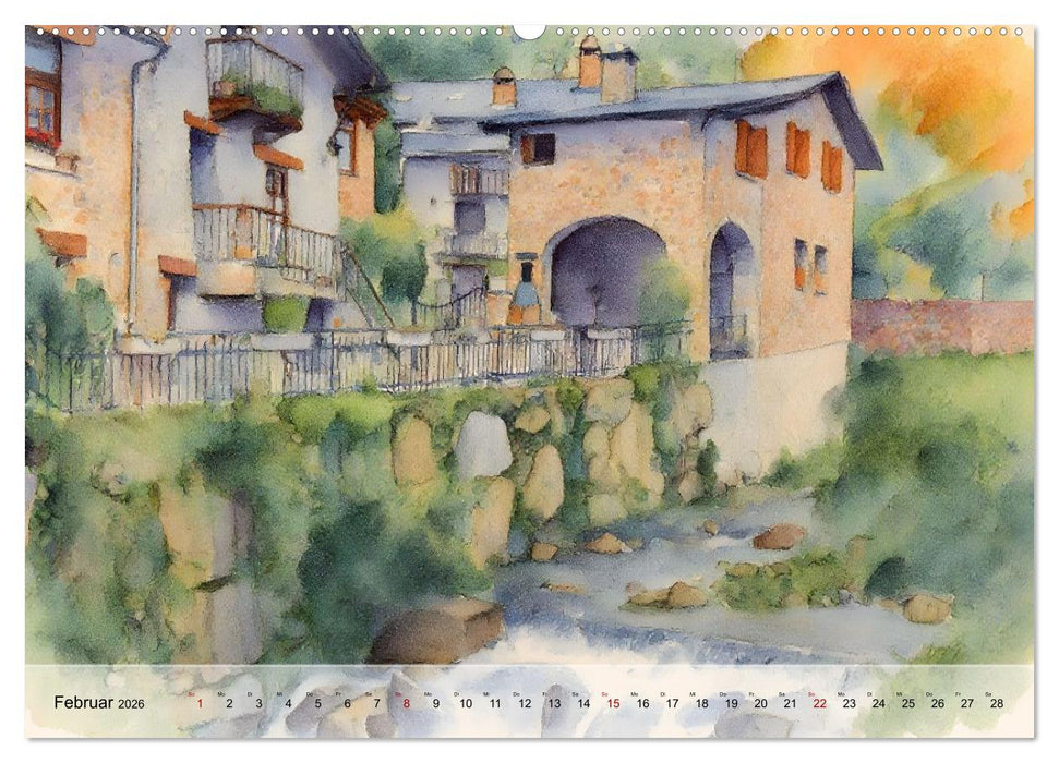 Europas Zwergstaaten im Fokus (CALVENDO Wandkalender 2026)