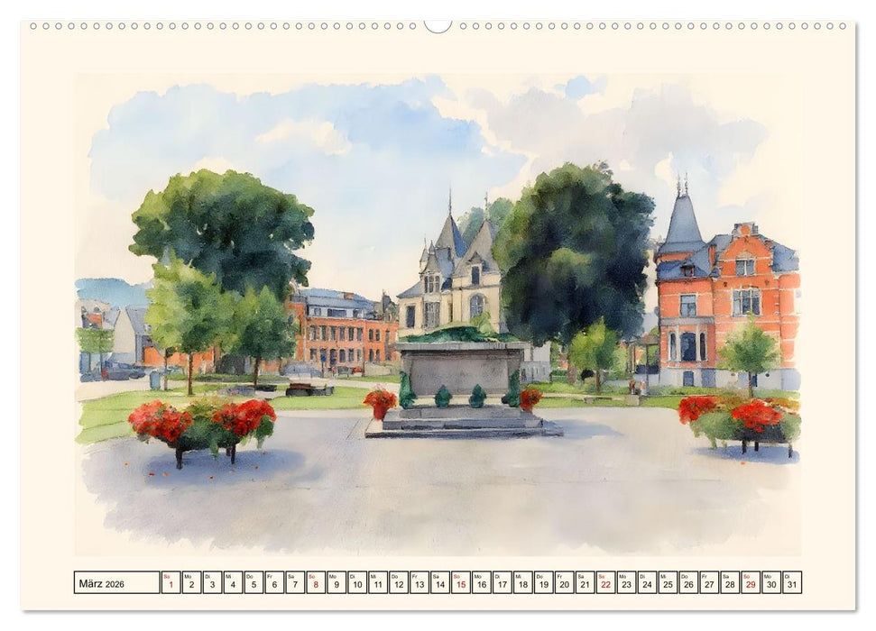 Belgien - absolut sehenswert (CALVENDO Premium Wandkalender 2026)