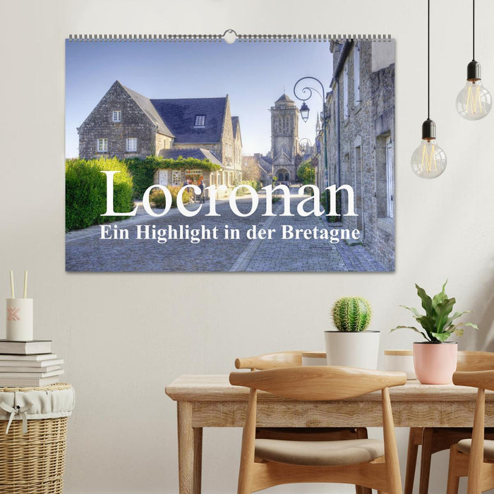 Locronan, ein Highlight in der Bretagne (CALVENDO Wandkalender 2026)