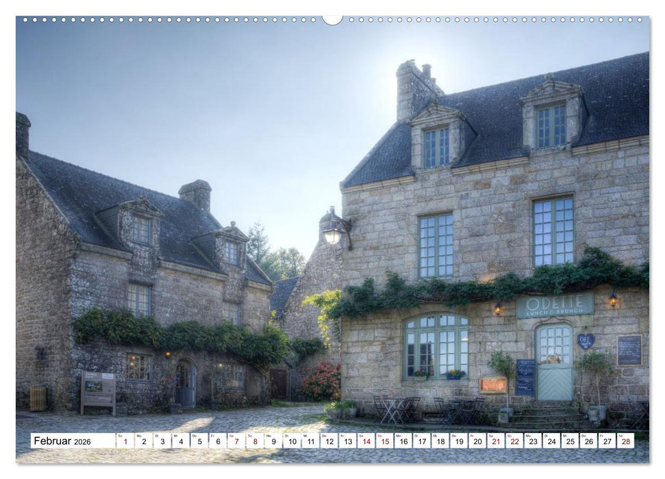 Locronan, ein Highlight in der Bretagne (CALVENDO Premium Wandkalender 2026)