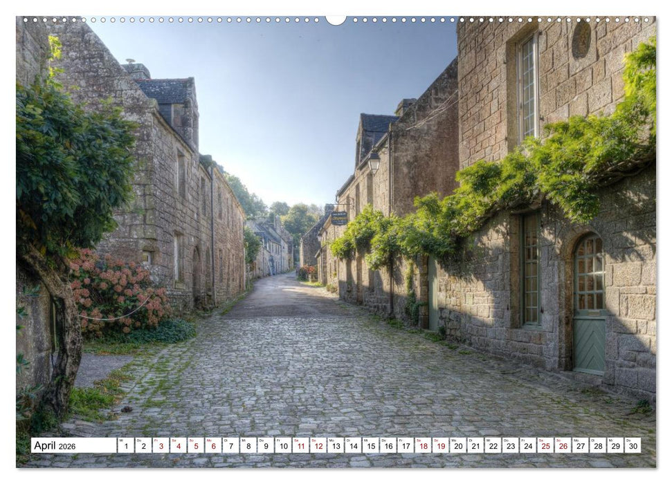 Locronan, ein Highlight in der Bretagne (CALVENDO Premium Wandkalender 2026)