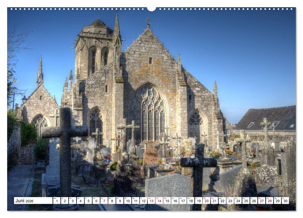 Locronan, ein Highlight in der Bretagne (CALVENDO Premium Wandkalender 2026)