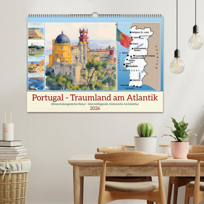 Portugal - Traumland am Atlantik (CALVENDO Wandkalender 2026)