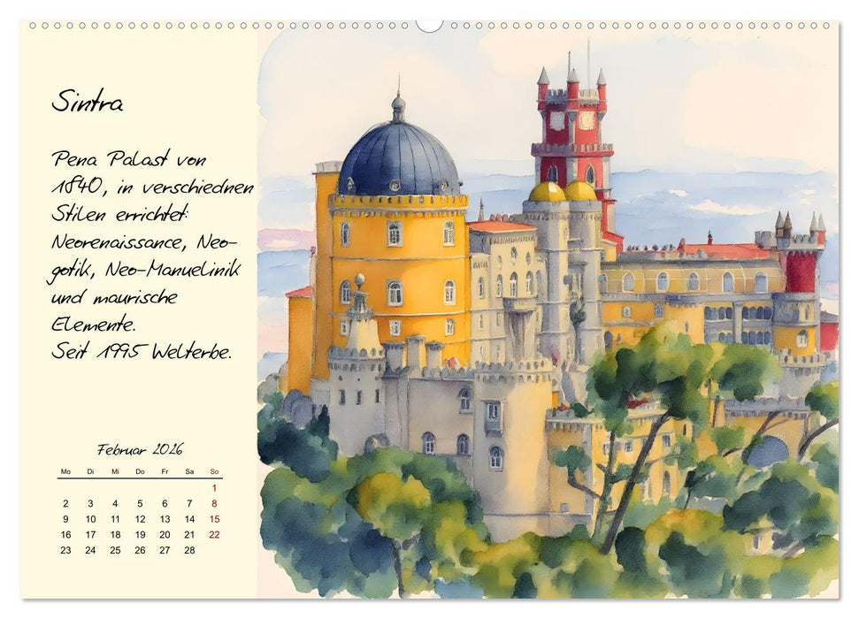 Portugal - Traumland am Atlantik (CALVENDO Wandkalender 2026)