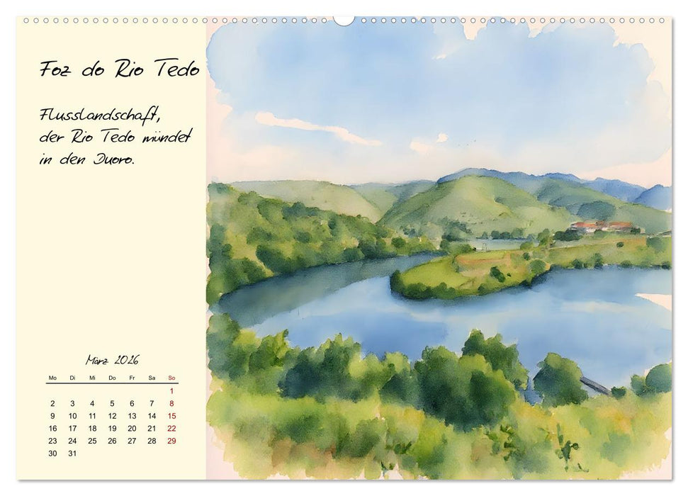 Portugal - Traumland am Atlantik (CALVENDO Wandkalender 2026)