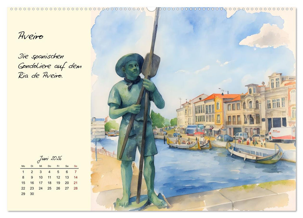 Portugal - Traumland am Atlantik (CALVENDO Wandkalender 2026)