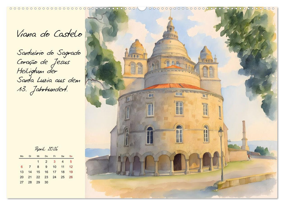 Portugal - Traumland am Atlantik (CALVENDO Premium Wandkalender 2026)