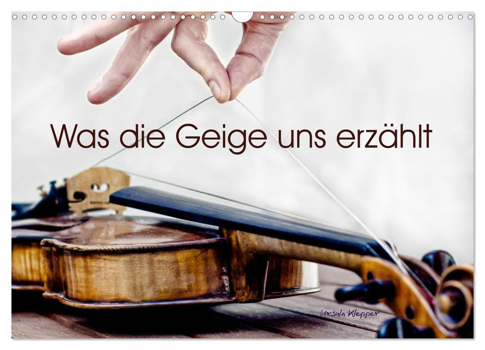 Was die Geige uns erzählt (CALVENDO Wandkalender 2026)
