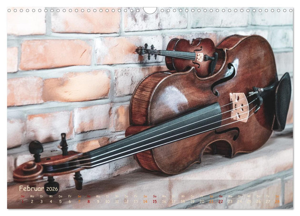 Was die Geige uns erzählt (CALVENDO Wandkalender 2026)