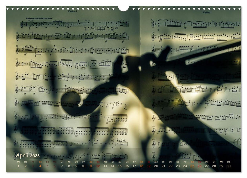 Was die Geige uns erzählt (CALVENDO Wandkalender 2026)