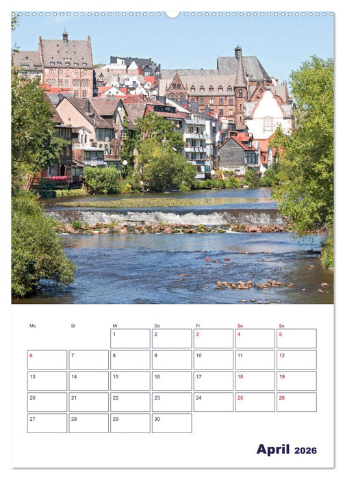 Marburg - Universitätsstadt mit Flair (CALVENDO Wandkalender 2026)