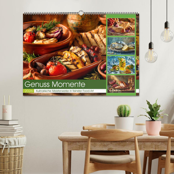 Genuss Momente (CALVENDO Wandkalender 2026)