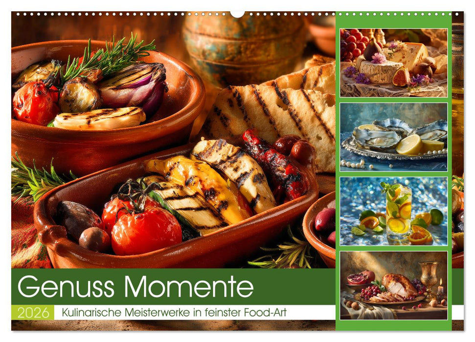 Genuss Momente (CALVENDO Wandkalender 2026)