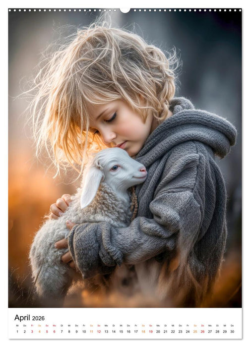 Grosse Helden - Kinder zeigen uns das Glück (CALVENDO Wandkalender 2026)