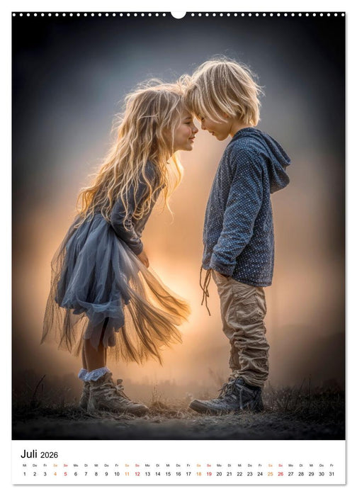 Grosse Helden - Kinder zeigen uns das Glück (CALVENDO Premium Wandkalender 2026)