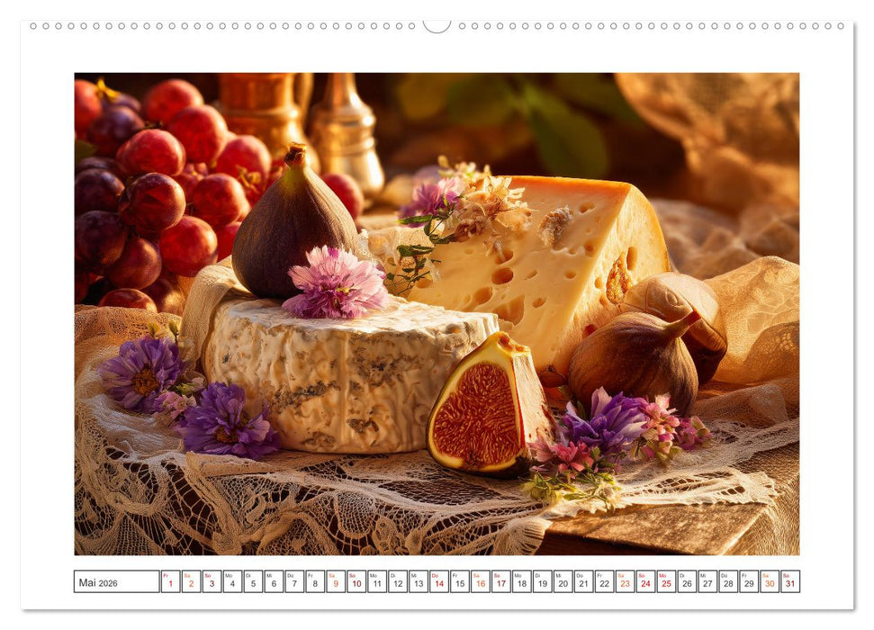 Genuss Momente (CALVENDO Premium Wandkalender 2026)