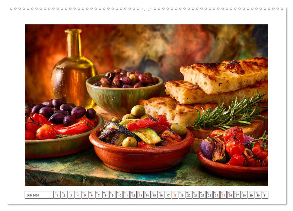 Genuss Momente (CALVENDO Premium Wandkalender 2026)