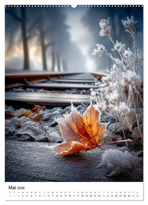 Wintermomente - Natur im weißen Kleid (CALVENDO Premium Wandkalender 2026)